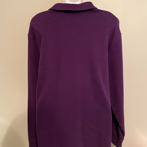Vintage Purple Ralph Lauren quarter zip pullover - Picture 4 of 5